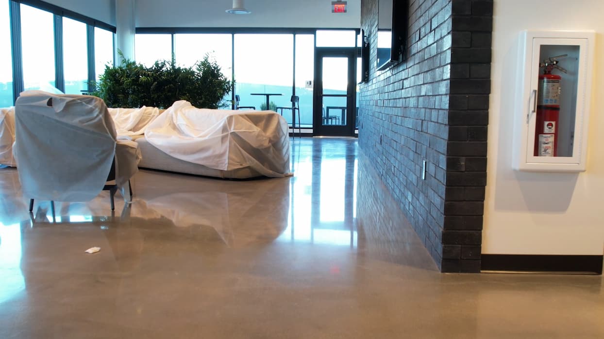 commercial polished concrete